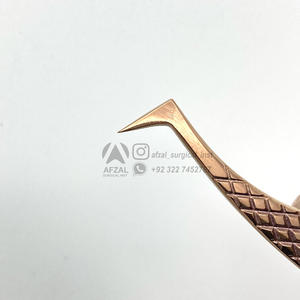 2025 pince à épiler d'extension de cils en acier inoxydable durable japonaise pince à épiler avec embouts en fibre - Product Image 2