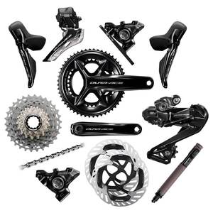 ชุดขับเคลื่อน Shimano Dura-Ace Di2 R9200/R9250 2x12 สปีด พร้อมพาวเวอร์มิเตอร์ ขาจานอะลูมิเนียม โช้คหน้าดิสก์เบรก ครบชุด - Product Image 5