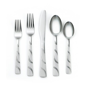 Venta al por mayor de La India Diseño popular Utensilios de cocina Cuchillo Tenedor Cuchara Cubiertos Juego de cubiertos de acero inoxidable para el hogar y el hotel - Product Image 3
