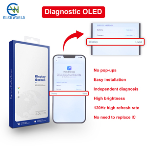 Pantalla OLED Flexible Diagnóstica para iPhone 12 Pro Max, 13 Pro Max, 14 Pro Max, 15 Pro Max, 16 Pro Max, Pantalla LCD para <span class=keywords><strong>Teléfono</strong></span> Móvil iPhone - Product Image 1