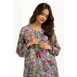 Conjunto coordinado de chifón estampado Karandi bohemio para primavera/verano IPST-55095 - Product Image 3