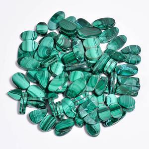 Paire de malachite naturelle de haute qualité Cabochon fournisseur de pierres précieuses Inde prix de gros pierres précieuses de haute qualité utiliser la fabrication de bijoux - Product Image 5