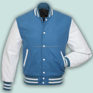 Fabricante de ropa de calle, venta al por mayor, chaquetas personalizadas, chaqueta de béisbol universitaria de talla grande Letterman Varsity Vintage School para hombre - Product Image 1