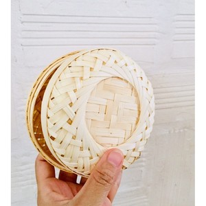 ตะกร้าไม้ไผ่ทรงกลมสำหรับเป็นของขวัญขนาดเล็กที่วางเค้กไหว้พระจันทร์สำหรับกลางฤดูใบไม้ร่วงตกแต่งบ้านสไตล์วันหยุดอเมซอน FBA กล่องของขวัญ - Product Image 6