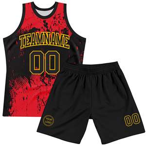 Uniforme de Baloncesto Personalizado de Fábrica al por Mayor de Newfashion, Ajustable, Duradero, Transpirable, Ligero, de Secado Rápido y Sublimado - Product Image 1