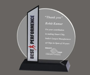 Trofeo de cristal acrílico personalizado al por mayor, diseño creativo para premios de Conferencia Anual, placa de honor para empleados sobresalientes - Product Image 3