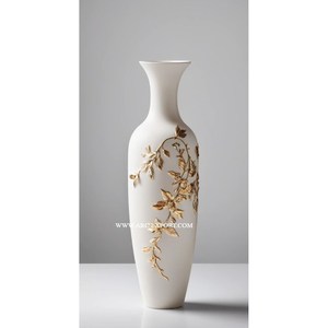 Vente en gros de table de luxe en métal de qualité pour la maison Vases à fleurs décoratifs Vases à fleurs au design moderne poli or à un prix raisonnable - Product Image 1