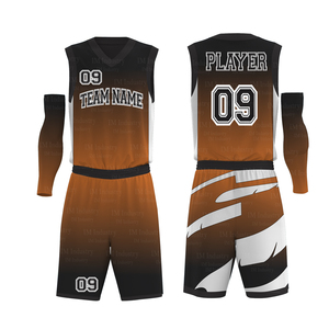 Kits de basket-ball par sublimation dernier modèle uniforme de basket-ball imprimé taille XS avec logo vente en gros prix bon marché pour vêtements d'équipe - Product Image 2