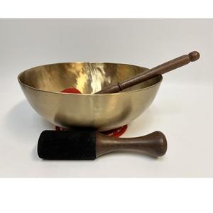 <b>Engraved</b> <b>Metal</b> Singing Bowl with Decorative Designs - Product Image 1