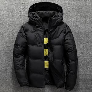 Wholesale Outdoor Solid Color Winter Coat Warm Thick Mens Jacket Coat Custom Logo Puffer Lightweight Packable Winter - Product Image 4