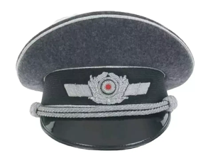 Cérémonie générale Cérémonie Uniforme Casquette de visière Officier Insignes personnalisés Cérémonie Uniforme Chapeau Agent de sécurité Casquette de visière - Product Image 4