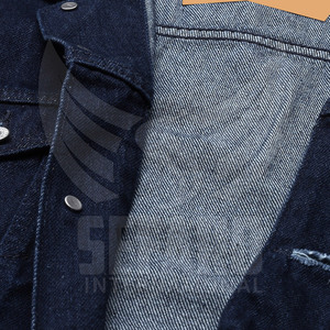 Professionnel Fabriqué Slim Fit Hommes Jeans Veste Casual Usage Extérieur Jeans Veste D'hiver - Product Image 6