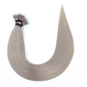 Extensions de cheveux Nano Ring 30 pouces 10A Cheveux vierges I-Tip pré-collées Super Double Drawn - Product Image 2