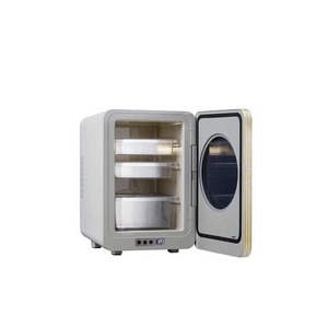 Mini nevera compacta para el hogar, dormitorio, oficina, viaje, coche, refrigeración de bebidas, compresor silencioso, nevera pequeña portátil con congelador - Product Image 2