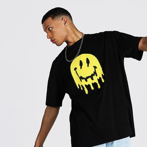 2025 haute qualité dernière conception OEM demi manches dernière conception hommes vêtements d'été bouffée imprimé t-shirt - Product Image 6