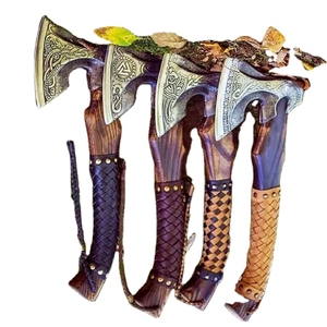 Vente en gros personnalisé Qualité supérieure OEM ODM Service professionnel Damas Chasse Haches forgées à la main Haches en acier au carbone - Product Image 5