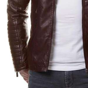 La chaqueta de cuero de moda más vendida para hombre, nueva chaqueta de cuero, ropa informal, chaqueta de cuero - Product Image 6