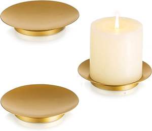 Trending Gold Colour Candle Holder Handmade for Home Decor Churches Weddings <b>Dining</b> <b>Table</b> <b>Centrepiece</b> - Product Image 1