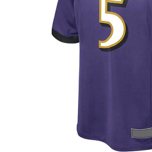 Camiseta de fútbol americano con logotipo personalizado hecho en Pakistán, ropa de fútbol transpirable de secado rápido con tecnología de sublimación - Product Image 5