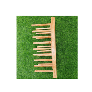 Support en bois massif bols de cuisine multifonctionnels en bois baguettes et assiettes stockage égouttoir Offre Spéciale - Product Image 1