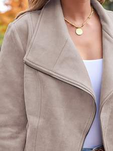 Vestes d'hiver en cuir véritable de peau de mouton pour femmes |   Veste en cuir pour femme, dernière tendance, disponible en grande quantité, personnalisable - Product Image 5