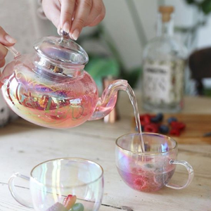 Vibrant ceramic <b>vase</b> with a bold, multicolored floral pattern, perfect for adding a pop of color, available at wholesale prices. - Product Image 3