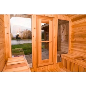 Sauna extérieur à vapeur CORE pour 4 à 8 personnes + livraison gratuite - Product Image 4