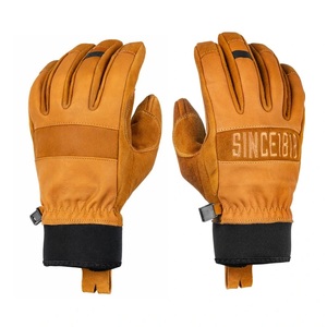 Gants de montagne durables pour l'escalade hivernale, protection contre le froid, performance de sécurité, gants en cuir, équipement d'escalade en plein air - Product Image 1