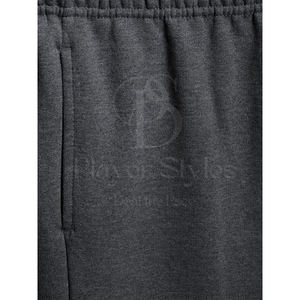 Offre Spéciale hommes coupe ajustée 100% coton polaire pantalons de survêtement léger poids lourd personnalisable jambe large lavage léger décontracté - Product Image 6