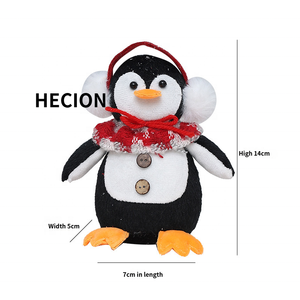 Hecion 2025 Giáng Sinh Chim Cánh Cụt Sang Trọng Trang Trí Dễ Thương Phim Hoạt Hình Treo Trang Trí Nội Thất Cho Cây Giáng Sinh Và Món Quà Kỳ Nghỉ - Product Image 5