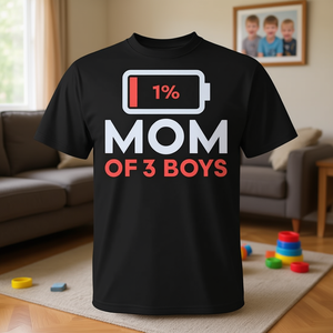 Maglietta da Donna 'Mamma di 3 Figli' - Regalo di Compleanno per la Mamma - Prodotto Promozionale - Product Image 3