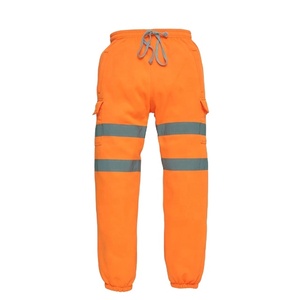 กางเกงวิ่งออกกำลังกายสีส้ม Hi viz กางเกงขนแกะหนาสำหรับใส่ทำงาน - Product Image 1