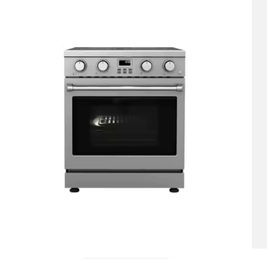 Cuisinière à gaz autonome Great-Intelli, nouveau design, 102L, double foyer avec four à convection et grill - Product Image 2