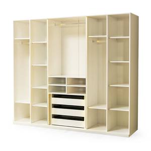 Armoire de chambre à coucher en verre incassable de haute qualité Athome, design moderne, 5-6 portes à charnières, 3 tiroirs, hôtels, appartements en Turquie - Product Image 2