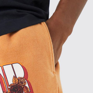 Top Design hommes athlétique Gym Shorts solide imperméable coupe-vent respirant taille élastique haute rue Style nouveauté prix bas - Product Image 4