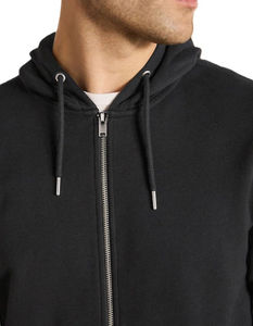 Venta caliente Hombres Sudadera con capucha Otoño Invierno Personalizado Color sólido Sudaderas con capucha Ropa de calle Fleece Sudaderas con capucha para hombres en MOQ bajo Cremallera completa OEM - Product Image 4