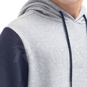Sweats à capuche personnalisés pour hommes de haute qualité 100% coton éponge française épaisse polaire goutte d'épaule plaine vierge surdimensionné automne broderie 3D - Product Image 5