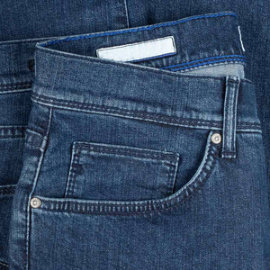 Pantalones vaqueros lavables transpirables sólidos ajustados para hombre 2025, algodón de alta calidad, hechos a medida, venta al por mayor de Pakistán para invierno - Product Image 3