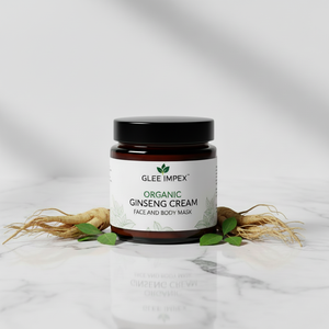 Crème de ginseng biologique Glee Impex Masque pour le visage et le corps |   Masque facial format voyage Anti-âge Hydratant Tous types de peau - Product Image 3