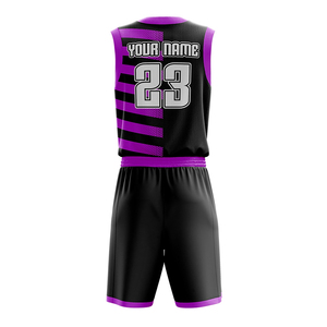 Nuevo Conjunto de Uniforme de Baloncesto Personalizado con Camiseta y Pantalones Cortos para Hombre, Ropa Deportiva de Secado Rápido que Absorbe la Humedad - Product Image 3
