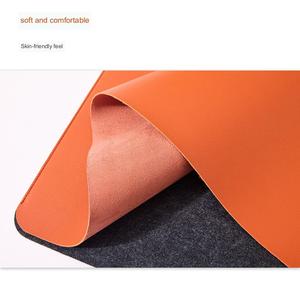 Alfombrilla <span class=keywords><strong>de</strong></span> ratón inalámbrica, alfombrilla <span class=keywords><strong>de</strong></span> escritorio para portátil, alfombrilla para teclado, alfombrilla <span class=keywords><strong>de</strong></span> escritura impermeable grande <span class=keywords><strong>de</strong></span> cuero <span class=keywords><strong>de</strong></span> doble capa, fieltro multifunción <span class=keywords><strong>de</strong></span> 3mm - Product Image 6