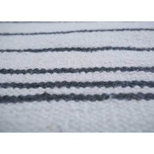 Alfombra de Lana a Rayas Indusbar ADWL-19 9x12, Gris y Negra, Tejido Plano, Kilim para el Hogar, para la Entrada, Sala de Estar o Dormitorio - Product Image 3