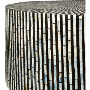 Mesa de Centro de Nácar Hecha a Mano de Alta Calidad y Ecológica, Diseño Moderno, Tamaño Personalizado, Muebles para Sala de Estar, Venta al por Mayor - Product Image 3