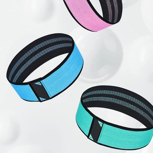 Niveaux de résistance Logo personnalisé Prix de gros Yoga Gym Exercice Fitness Booty Hip Bande de résistance - Product Image 4