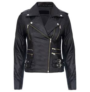 Chaqueta de cuero genuino para mujer Chaquetas transpirables de último diseño para mujer Cuero real Longitud larga Tallas grandes Precio al por mayor - Product Image 4