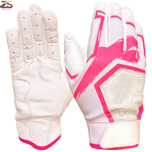 Guantes de bateo de béisbol al por mayor de Pakistán Cuero transpirable de alta calidad para hombres con logotipo personalizado de Pakistán - Product Image 4