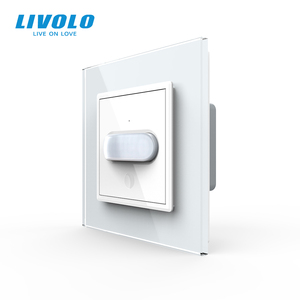 Livolo EU tiêu chuẩn <span class=keywords><strong>PIR</strong></span> cảm biến Trắng Bảng điều chỉnh tường ổ cắm và chuyển đổi con người hồng ngoại Modular thiết kế cảm biến chuyển động 80 mét * 80 mét Bảng điều chỉnh - Product Image 1
