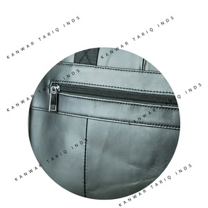 Cartera plegable de lujo de cuero genuino para hombres y mujeres Estilo corto delgado con hebillas de cinturón Monedero de cuero real - Product Image 3