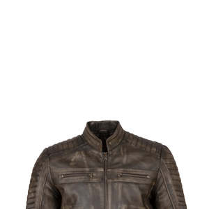Blouson de moto unisexe en cuir pleine fleur coupe-vent, qualité supérieure toutes saisons, vente en gros directe usine 2026 - Product Image 6