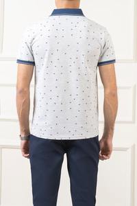 Polos de golf de secado rápido para hombre, venta al por mayor de camisetas de polo con cuello acanalado a rayas y logotipo personalizado que absorbe la humedad - Product Image 4